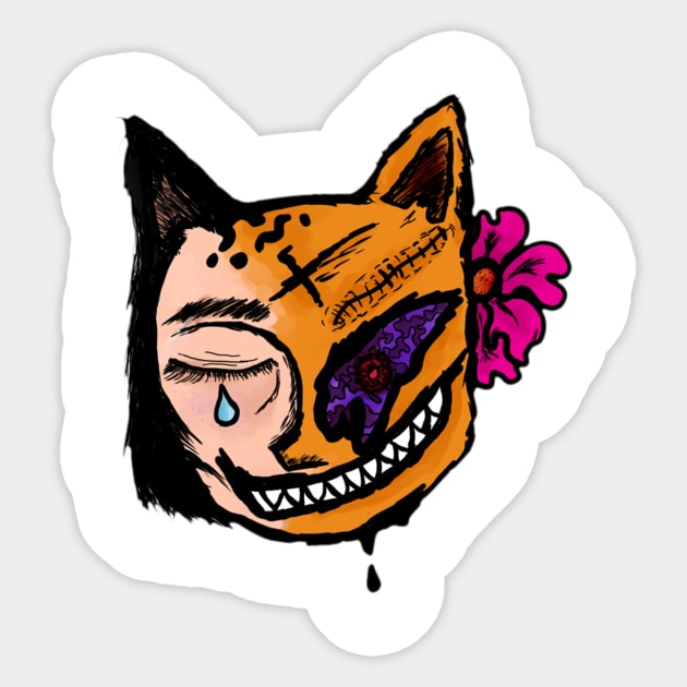 Deep Heart of A Bitch Sticker by ArtSakha